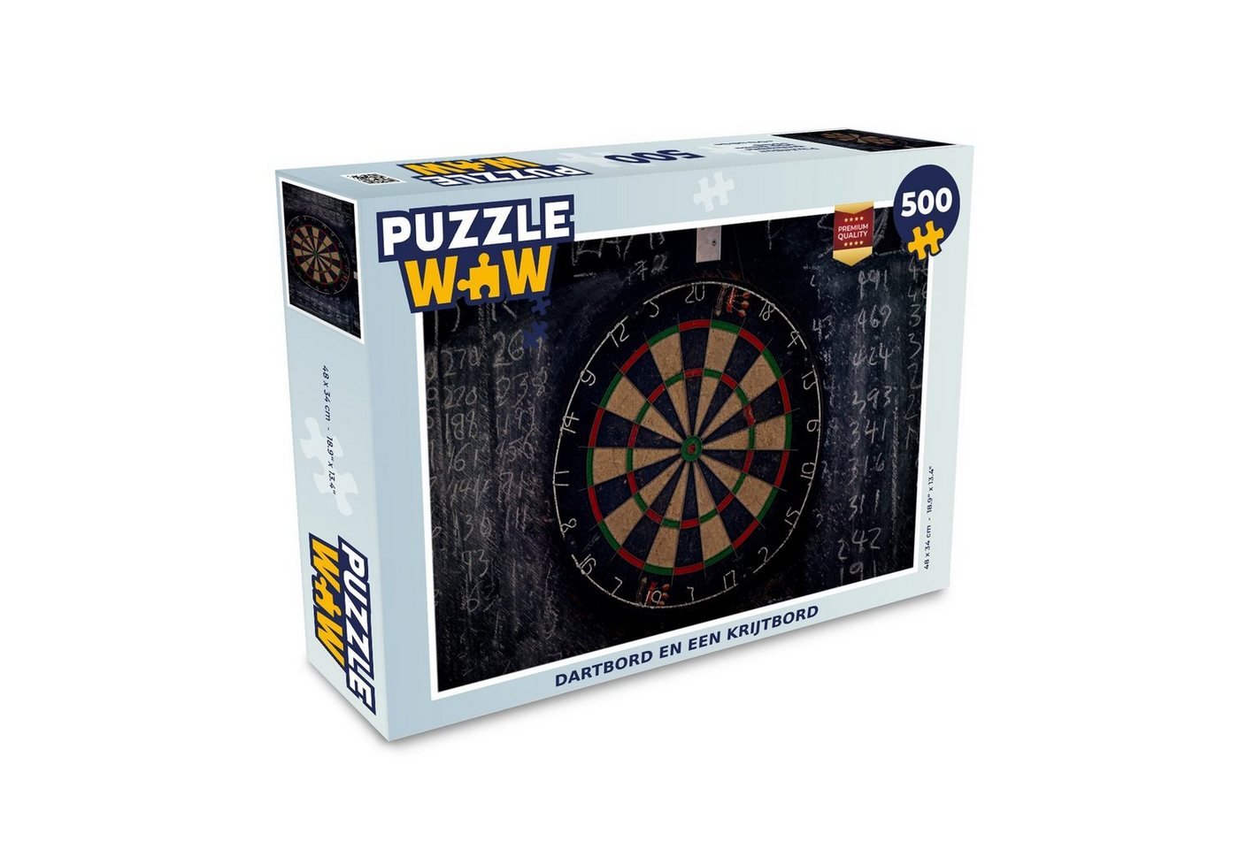 MuchoWow Puzzle Dartscheibe und eine Kreidetafel, 500 Puzzleteile, Foto-Puzzle, Bilderrätsel, Puzzlespiele, Spielzeug MuchoWow Puzzle Dartscheibe und eine Kreidetafel, 500 Puzzleteile, Foto-Puzzle, Bilderrätsel, Puzzlespiele, Spielzeug von MuchoWow