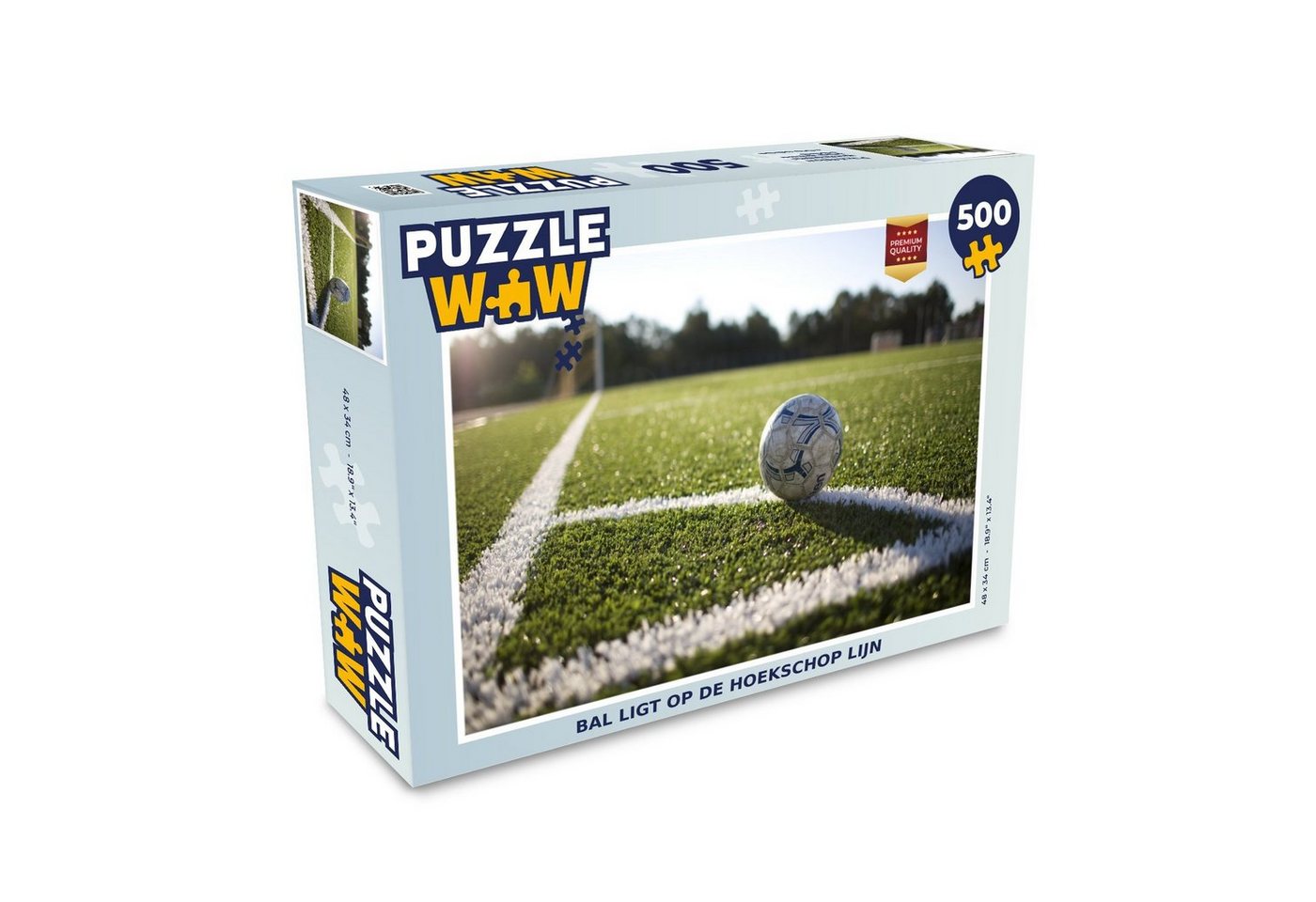 MuchoWow Puzzle Der Ball ist auf der Eckstoßlinie, 500 Puzzleteile, Foto-Puzzle, Bilderrätsel, Puzzlespiele, Spielzeug MuchoWow Puzzle Der Ball ist auf der Eckstoßlinie, 500 Puzzleteile, Foto-Puzzle, Bilderrätsel, Puzzlespiele, Spielzeug von MuchoWow