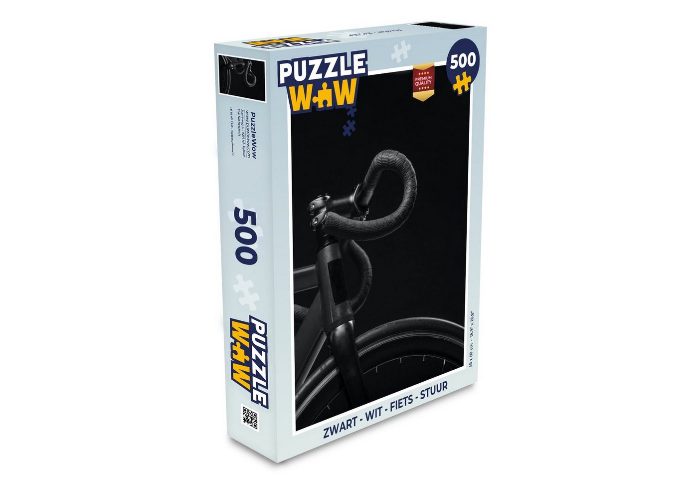 MuchoWow Puzzle Fahrrad - Lenker - Schwarz - Weiß, 1000 Puzzleteile, Foto-Puzzle, Bilderrätsel, Puzzlespiele, Klassisch MuchoWow Puzzle Fahrrad - Lenker - Schwarz - Weiß, 1000 Puzzleteile, Foto-Puzzle, Bilderrätsel, Puzzlespiele, Klassisch von MuchoWow