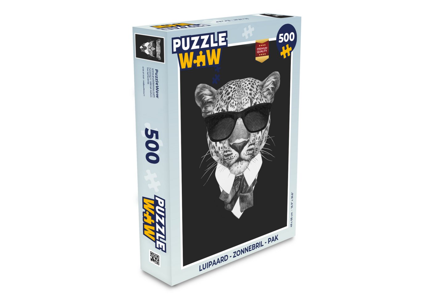 MuchoWow Puzzle Leopard - Sonnenbrille - Pack, 500 Puzzleteile, Foto-Puzzle, Bilderrätsel, Puzzlespiele, Spielzeug MuchoWow Puzzle Leopard - Sonnenbrille - Pack, 500 Puzzleteile, Foto-Puzzle, Bilderrätsel, Puzzlespiele, Spielzeug von MuchoWow
