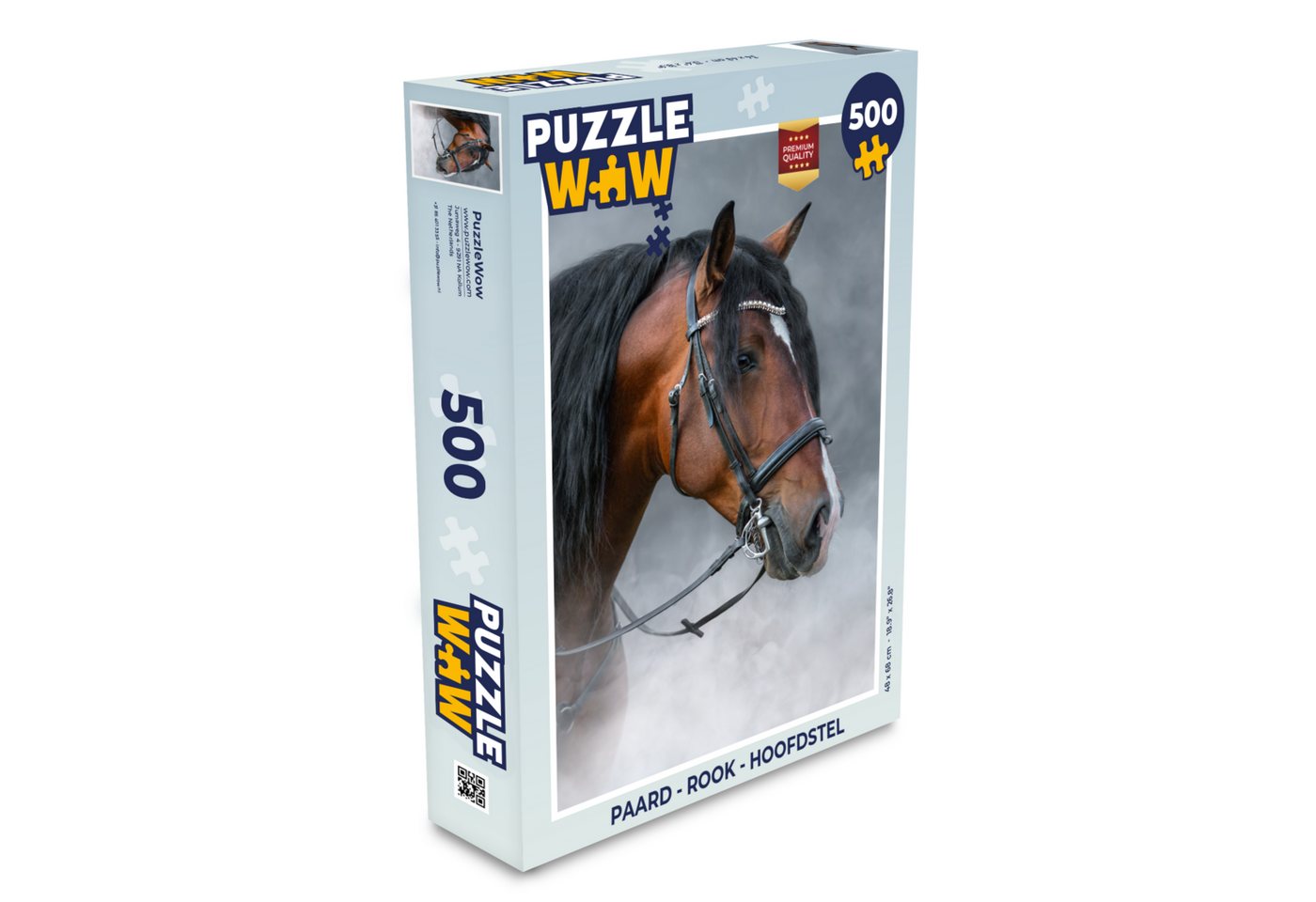 MuchoWow Puzzle Pferd - Rauch - Zaumzeug, 500 Puzzleteile, Foto-Puzzle, Bilderrätsel, Puzzlespiele, Spielzeug MuchoWow Puzzle Pferd - Rauch - Zaumzeug, 500 Puzzleteile, Foto-Puzzle, Bilderrätsel, Puzzlespiele, Spielzeug von MuchoWow