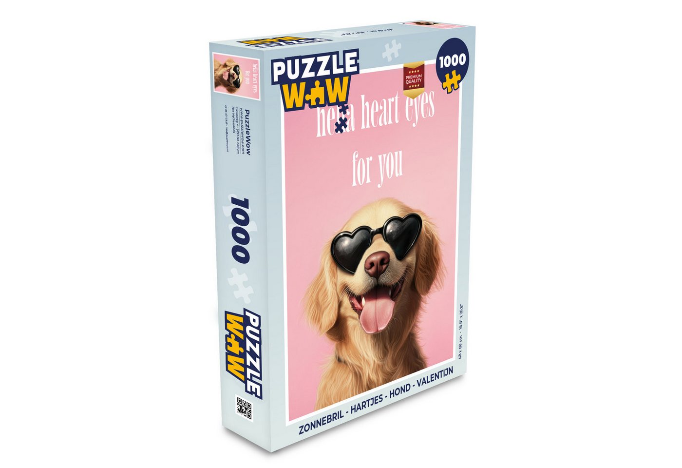 MuchoWow Puzzle Sonnenbrille - Herzen - Hund - Valentinstag, 1000 Puzzleteile, Foto-Puzzle, Bilderrätsel, Puzzlespiele, Klassisch MuchoWow Puzzle Sonnenbrille - Herzen - Hund - Valentinstag, 1000 Puzzleteile, Foto-Puzzle, Bilderrätsel, Puzzlespiele, Klassisch von MuchoWow