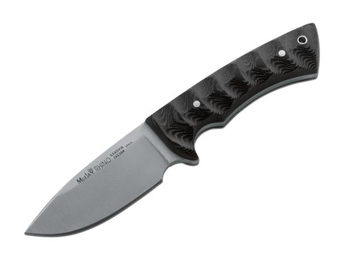 Muela Unisex Rhino Micarta Black 10.4 Cm Fahrtenmesser, Schwarz, M EU von Böker