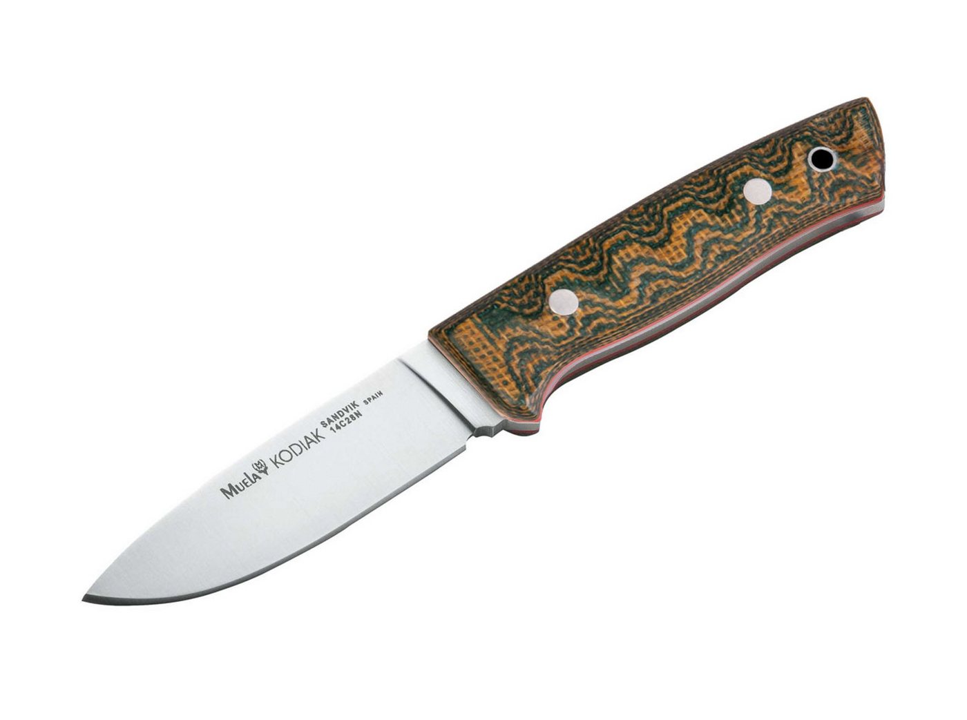Muela Taschenmesser Muela Kodiak Green Canvas Micarta II Muela Taschenmesser Muela Kodiak Green Canvas Micarta II von Muela