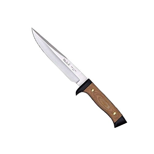 Muela Unisex – Erwachsene Messer Buchenholzgriff, Silber, one Size von Muela