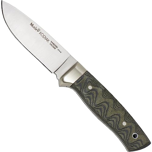 Muela Unisex – Erwachsene Messer Kodiak Micarta, Silber, one Size Muela Unisex – Erwachsene Messer Kodiak Micarta, Silber, one Size von Muela