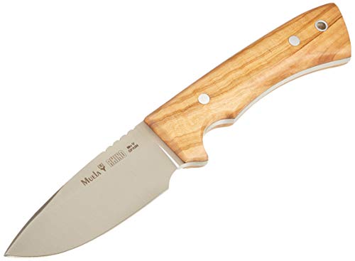 Muela Unisex – Erwachsene Messer Rhino Olive, Silber, one Size von Muela