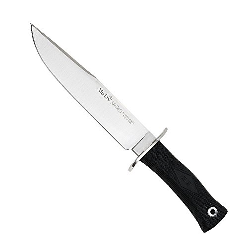 Muela Unisex – Erwachsene Sarrio Black and Steel Messer, Silber, one Size von Muela