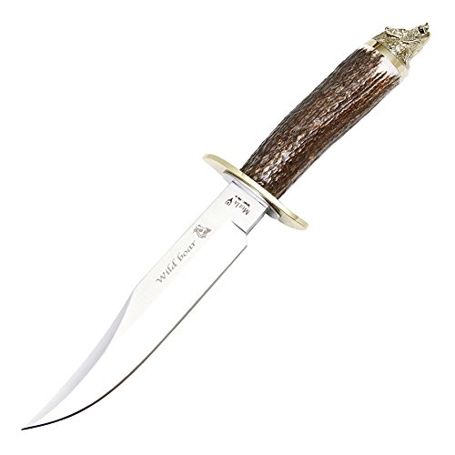 Muela Unisex – Erwachsene Wildboar Messer, Silber, one Size von Muela