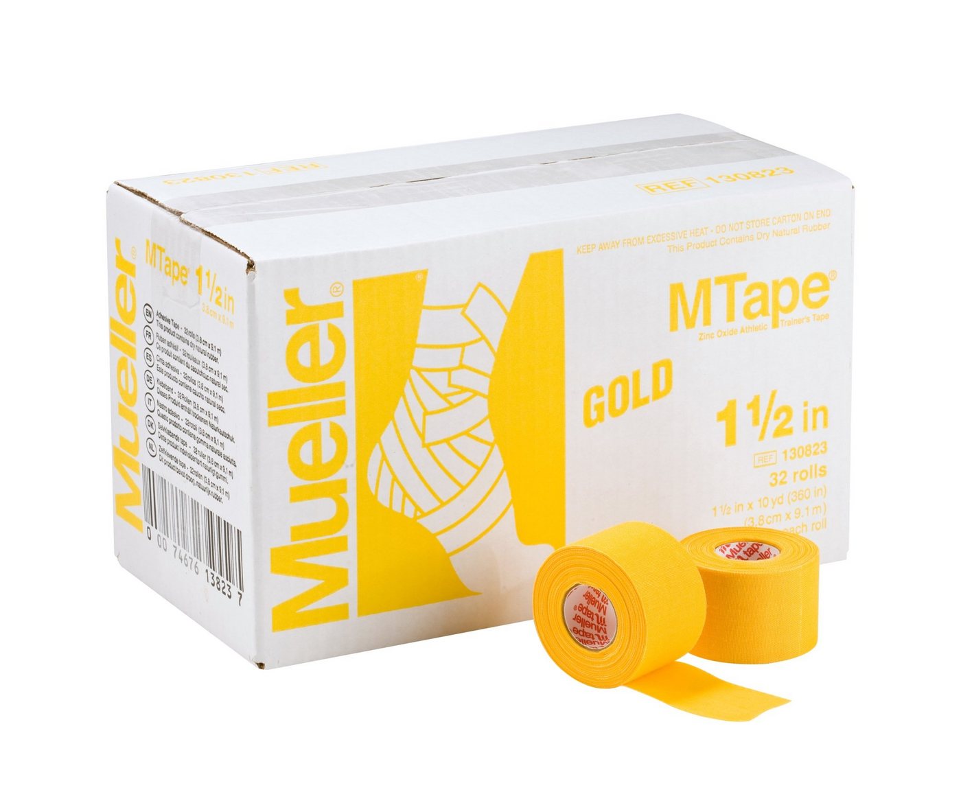 Mueller Sports Medicine Kinesiologie-Tape M-Tape 32-er Vorteilskarton 3,8cm x 9,1m, 12 Farben von Mueller Sports Medicine