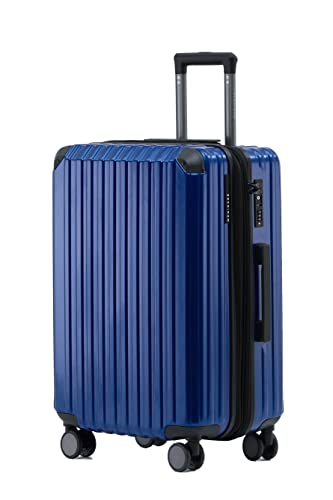 Münicase M816 TSA-Schloss Koffer Reisekoffer Trolley Kofferset Hardschale Boardcase (Diamondblau, Kleiner Koffer) von Münicase