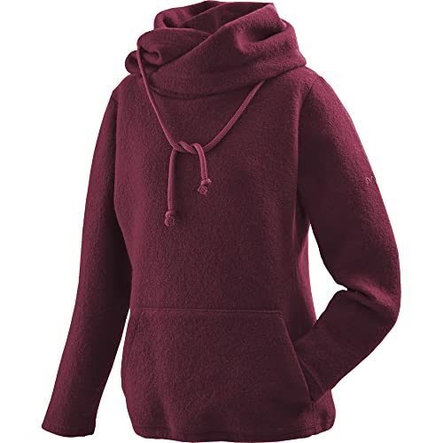 Mufflon Damen Wollpullover Mu- Sina W100 Berry weinrot - L von Mufflon