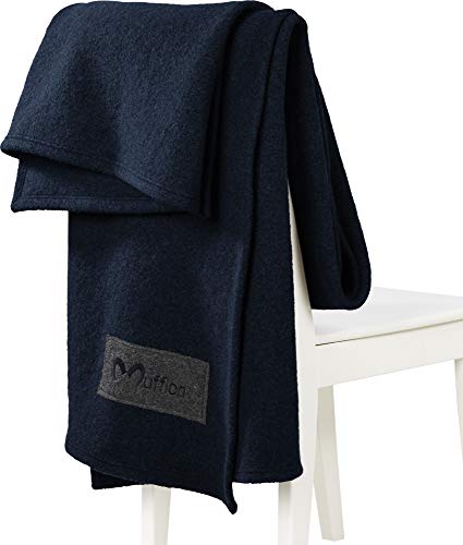 Mufflon Mu-Plaid II 220 x 140 cm, Navy von Mufflon