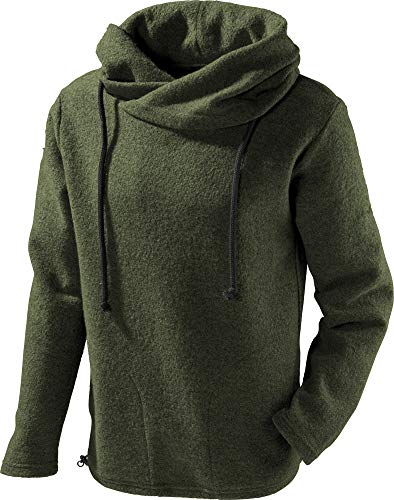 Mufflon Unisex Wollpullover Mu- Lucca W100 mit Oversize-Kapuze Forest Oliv grün - XXL Mufflon Unisex Wollpullover Mu- Lucca W100 mit Oversize-Kapuze Forest Oliv grün - XXL von Mufflon