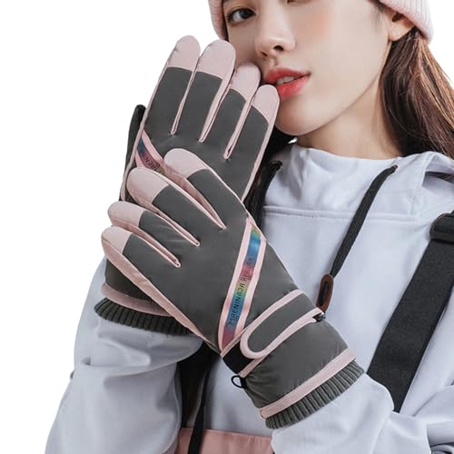 Muium(TM) Winterhandschuhe, wasserdichte Warme Touchscreen Handschuhe für Herren und Damen, Skihandschuhe Fahrradhandschuhe für Radfahren Wandern Reiten Motorrad Laufen (4) von Muium(TM)