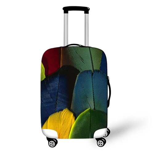 Muiuou Elastisch Kofferschutzhülle, 3D Muster Gepäck Cover Reisekoffer Hülle Trolley Case Schutzhülle Kofferschutzbezug Waschbare Staubdichte Kofferbezug (L (26-28 Zoll),Stil 2) von Muiuou