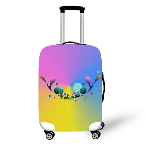 Muiuou Gepäckabdeckungen für Koffer,Schutzhaube für Kofferhülle Reise Waschbare Elastische Suitcase Cover Drucken Kofferschutzhülle,Passend für Kofferschutzbezug (XL (30-32 Zoll),Stil 6) von Muiuou