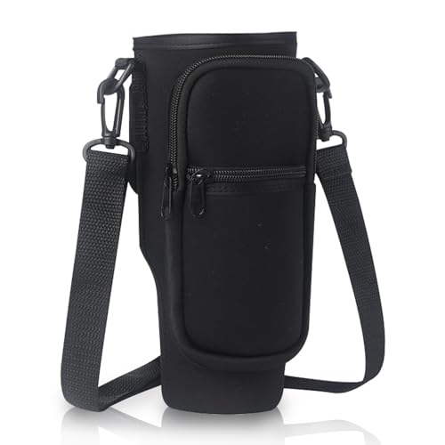 MultiValue Wasserflaschenhalter Tragetasche für Stanley Cup, Schicke Trinkflasche Halter mit Riemen & Handy-Tasche, Wasserflasche Beuteltasche passt Stanley 40oz Tumbler für Wandern (Schwarz) MultiValue Wasserflaschenhalter Tragetasche für Stanley Cup, Schicke Trinkflasche Halter mit Riemen & Handy-Tasche, Wasserflasche Beuteltasche passt Stanley 40oz Tumbler für Wandern (Schwarz) von MultiValue