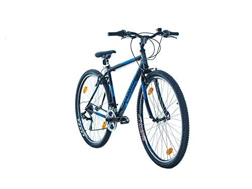 Probike PRO 29 Zoll Fahrrad Mountainbike Shimano 21 Gang, Herren, Damen geeignet ab 175-190 cm (Schwarz Blau Matt) von Multibrand Distribution