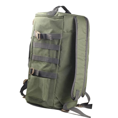 Mumuve Angelrucksack mit Rutenhalter, großes Fassungsvermögen, wasserdicht, Angelködertasche für Angeln, Camping, Wandern von Mumuve