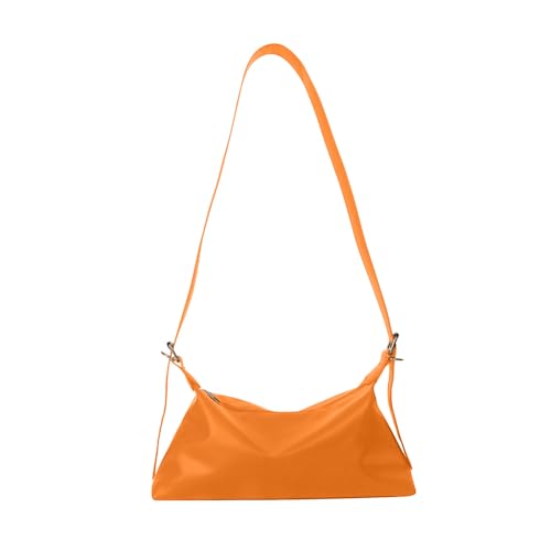 Mumuve Einfache Tasche, leichte Pendlertasche, modische Umhängetasche, Damen, Umhängetasche, Geldbörse, elegante Handtasche, Orange, As shown in the picture (error 1-3cm) von Mumuve