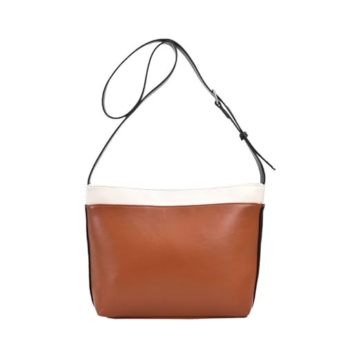 Mumuve Modische Umhängetasche, elegante Leder-Umhängetasche, Damen-Handtaschen, Pendlertasche, lässige Tasche für Damen, braun, As shown in the picture (error 1-3cm) von Mumuve