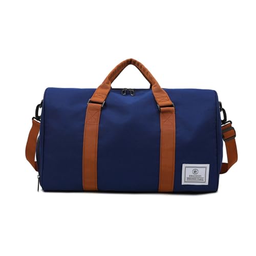 Mumuve Reisetasche mit großer Kapazität, Gepäcktasche, Reisetasche, Übernachtungstasche, multifunktional, Sport, Turnbeutel für Herren, blau, As shown in the picture (error 1-3cm) von Mumuve