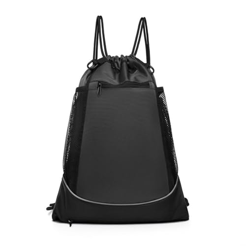 Mumuve Unisex-Schultertasche, großer Kordelzug-Rucksack, Sport, Fitnessstudio, wasserdicht, für Urlaub, Reisen von Mumuve