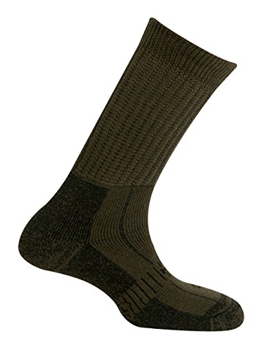 Mund Socks – Explorer Wool Merinol, Khaki, Größe EU 34 – 37 von Mund Socks