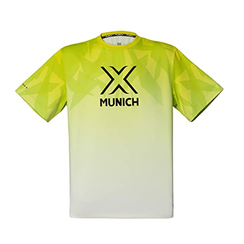 Munich Hombre Man Rising Tee C/Lime Grad. Shirt, rot, M von Munich