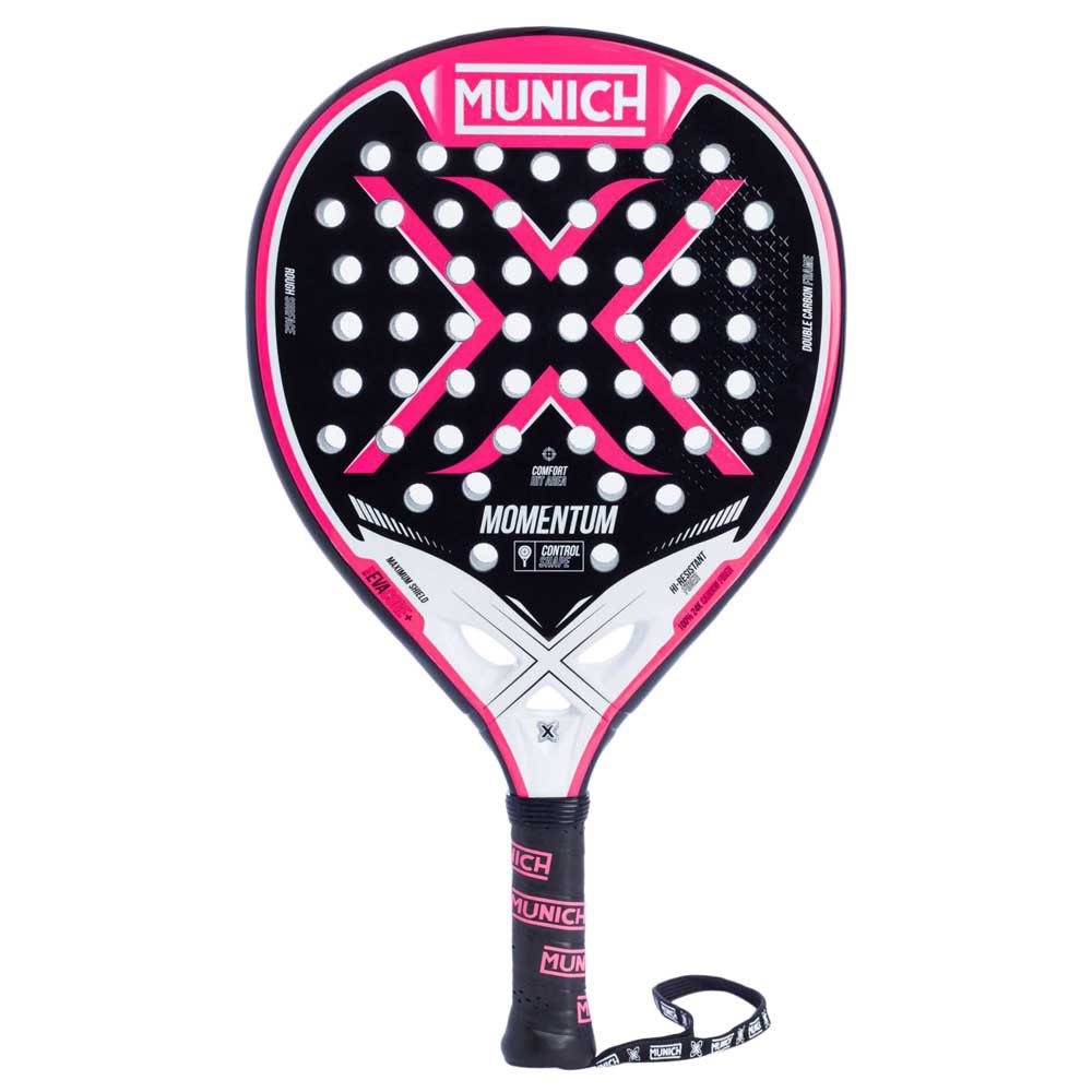 Munich Momentum Padel Racket Schwarz Munich Momentum Padel Racket Schwarz von Munich