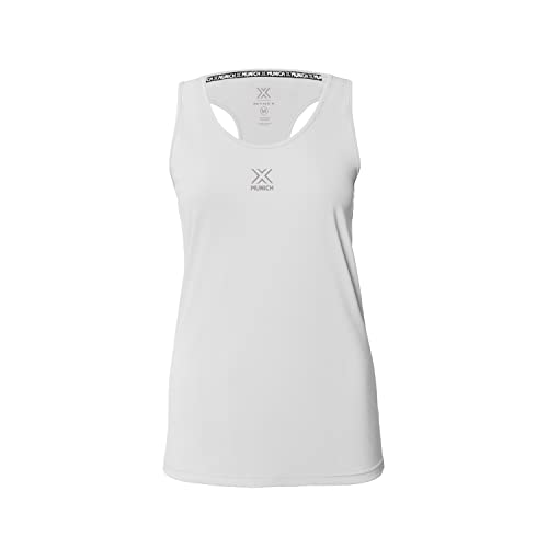 Munich Mujer WOMAN LIFT TANK C/WHITE Top, Silber, S Munich Mujer WOMAN LIFT TANK C/WHITE Top, Silber, S von Munich