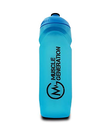 Musclegeneration | 750ml | Trinkflasche | Blau | Sportflasche | Wasserflasche | Auslaufsicher | BPA Free | von Musclegeneration