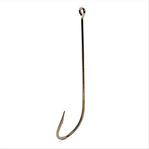 Mustad 3191 Classic Carlisle Kirbed Point-Haken, Bronze, Größe 2, 100 Stück von Mustad