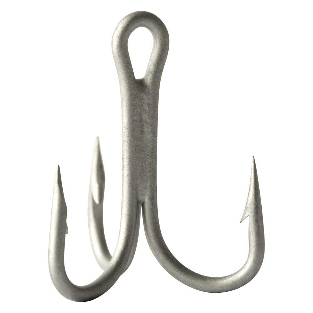 Mustad 5 Ex Strong Treble Durasteel Treble Hook Silber 2 von Mustad