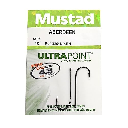 Mustad ABERDEEN SZ2/0 10X7 Haken – schwarz/nickel Mustad ABERDEEN SZ2/0 10X7 Haken – schwarz/nickel von Mustad
