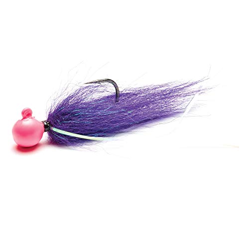 Mustad Addicted Tailout Twitcher Jig 1 oz - UV Pink-Senyo Joker-Mystic Purple Mustad Addicted Tailout Twitcher Jig 1 oz - UV Pink-Senyo Joker-Mystic Purple von Mustad
