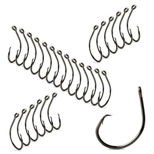 Mustad Demon Offset Circle, 1X Strong - Black Nickel, Größe 3/0-25 Stück Mustad Demon Offset Circle, 1X Strong - Black Nickel, Größe 3/0-25 Stück von Mustad