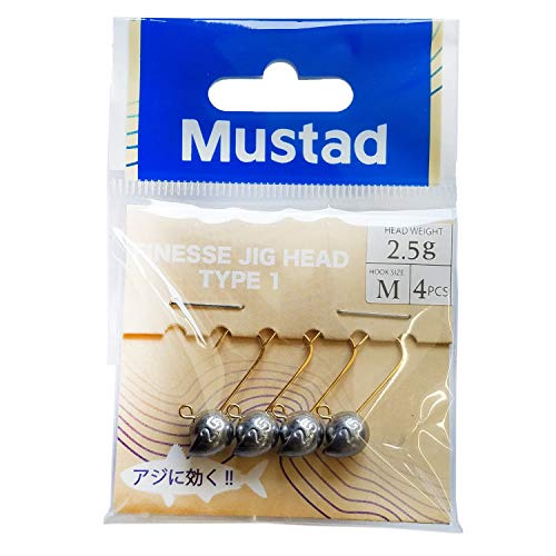 Mustad Finesse Jig Head 2.5GR - 5 LI Standard von Mustad