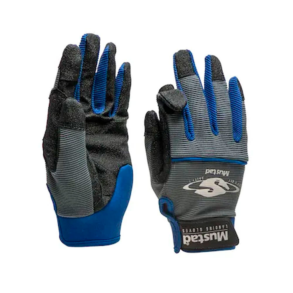 Mustad Landing Gloves Blau,Schwarz S Mann von Mustad