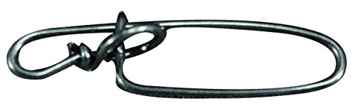 Mustad Stay-Lok Snap Angelgerät, 10 Stück, Schwarz, Größe 1 Mustad Stay-Lok Snap Angelgerät, 10 Stück, Schwarz, Größe 1 von Mustad