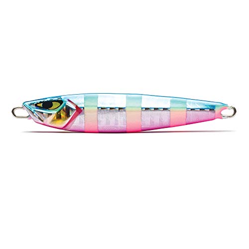 Mustad Unisex-Erwachsene MJIG07-BLZ-25-1 Tracershot Casting Jig Blue Zebra 25 g, Mehrfarbig/Meereswellen (Ocean Tides), One Size Mustad Unisex-Erwachsene MJIG07-BLZ-25-1 Tracershot Casting Jig Blue Zebra 25 g, Mehrfarbig/Meereswellen (Ocean Tides), One Size von Mustad