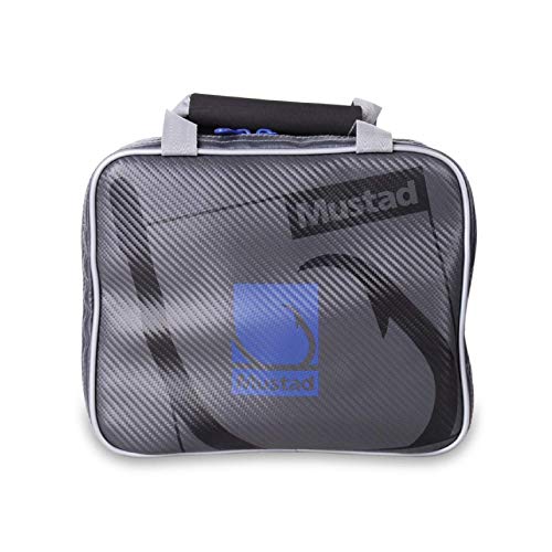 Mustad Unisex-Erwachsene MB023 Wasserfeste Einzelbett, Dunkelgrau/Blau, Single-10 Inner Pockets von Mustad