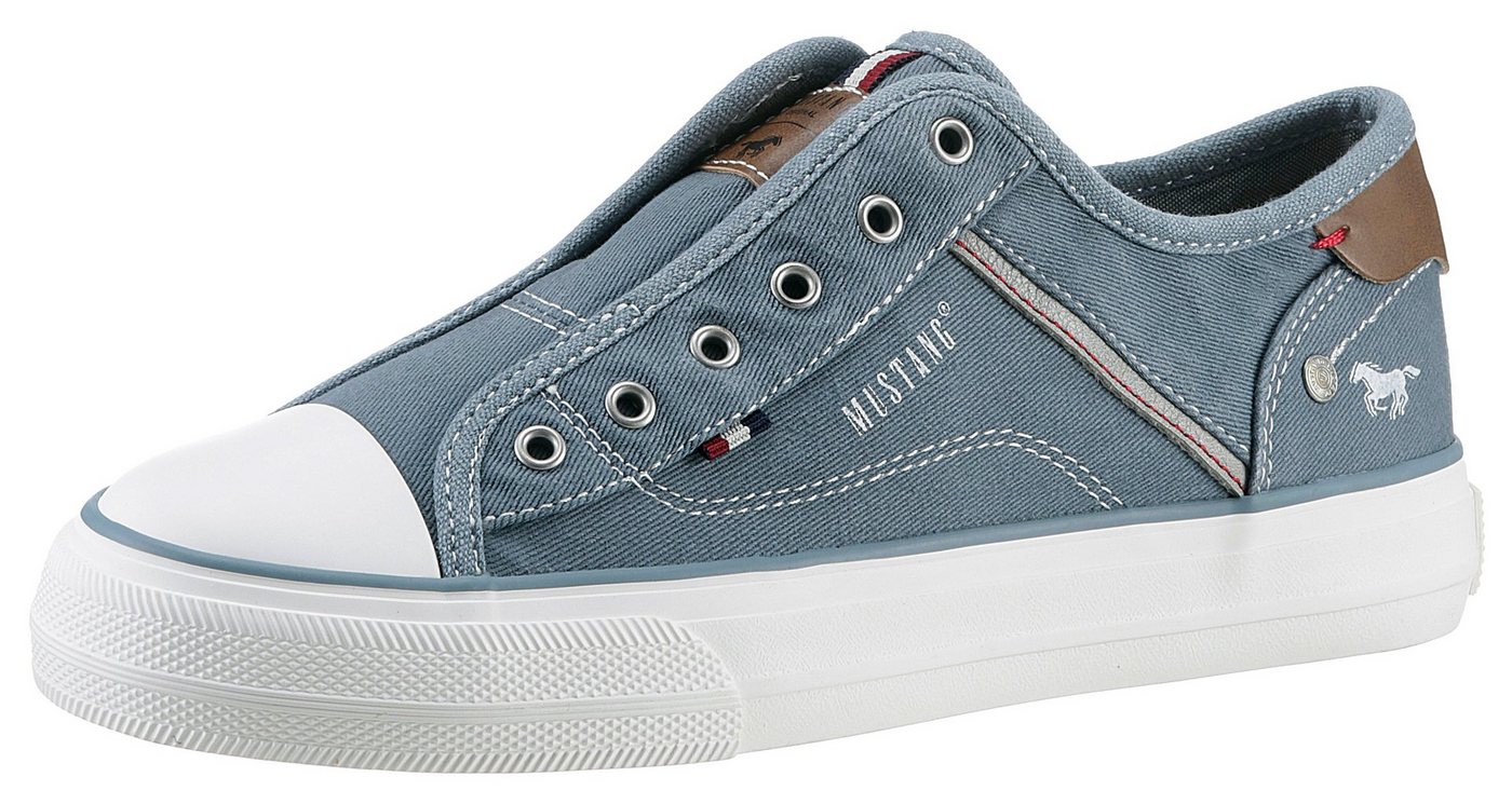 Mustang Shoes Slip-On Sneaker Plateau Sneaker, Slipper, Freizeitschuh mit praktischem Gummizug Mustang Shoes Slip-On Sneaker Plateau Sneaker, Slipper, Freizeitschuh mit praktischem Gummizug von Mustang Shoes