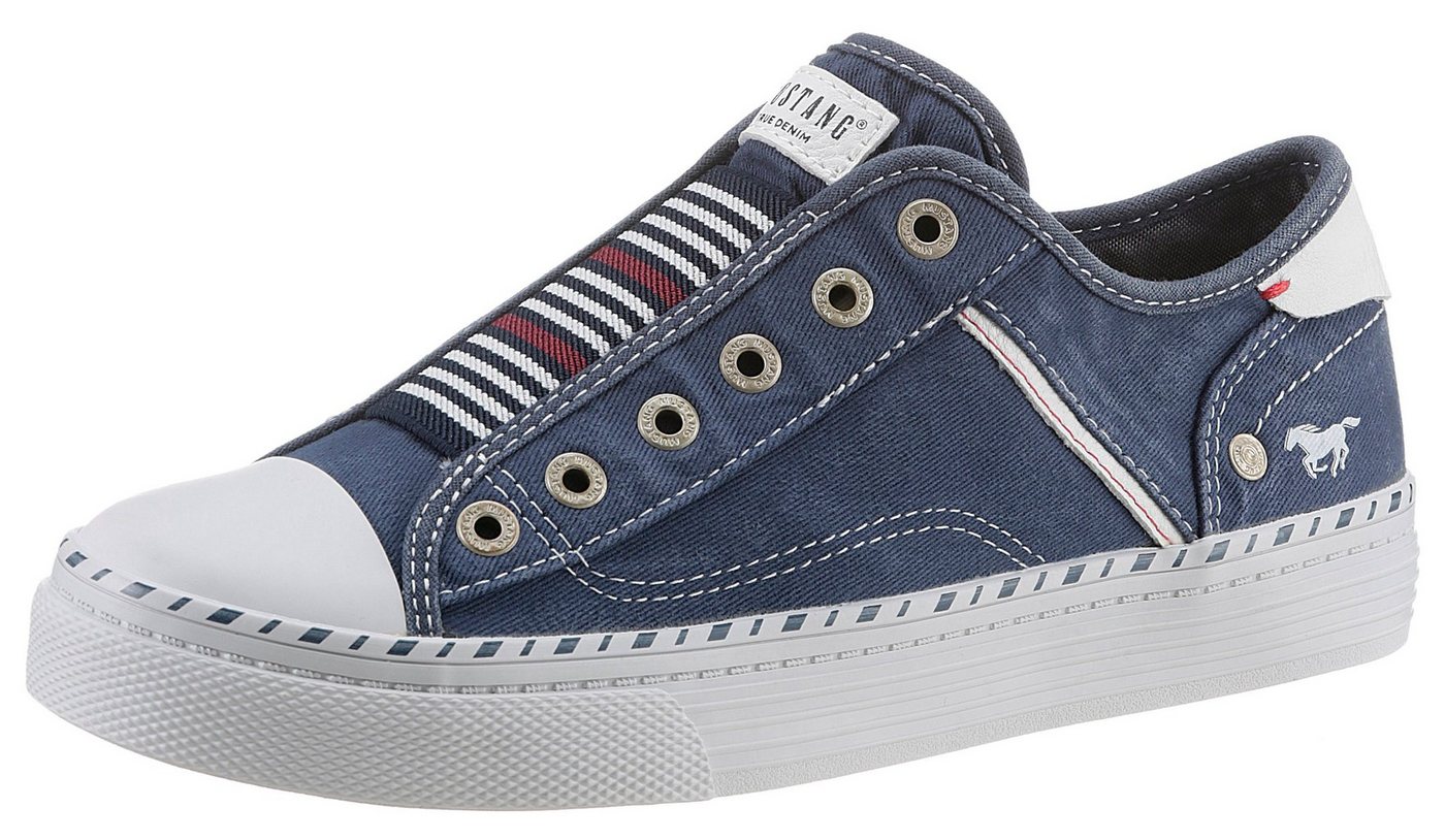 Mustang Shoes Schlupfschuh, Freizeitschuh, Slip-On Sneaker Slipper, Schlupfschuh, Freizeitschuh mit praktischem Gummizug Mustang Shoes Schlupfschuh, Freizeitschuh, Slip-On Sneaker Slipper, Schlupfschuh, Freizeitschuh mit praktischem Gummizug von Mustang Shoes