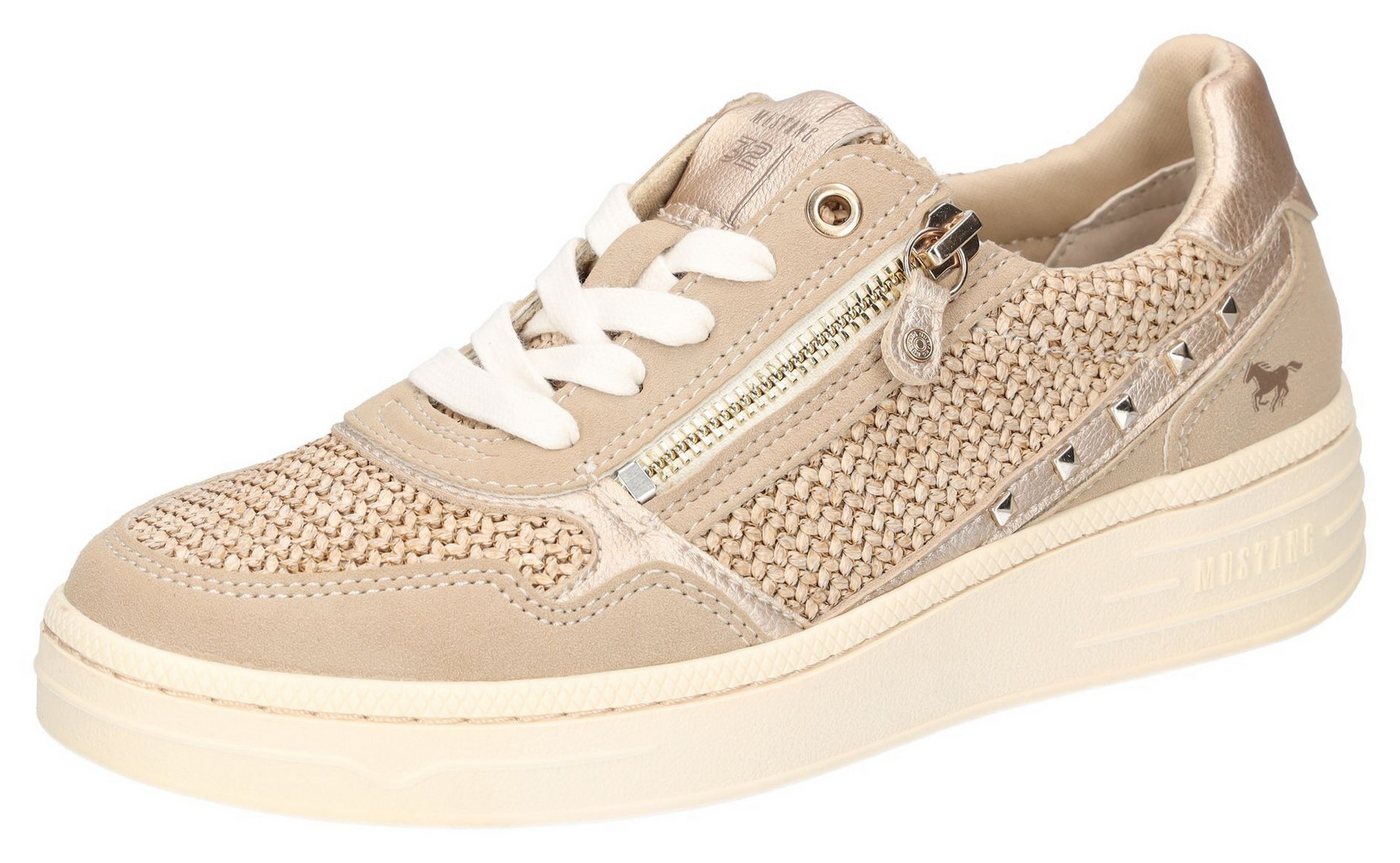 Mustang Shoes Sneaker, Plateausneaker, Schnürschuh mit Glitzernieten Mustang Shoes Sneaker, Plateausneaker, Schnürschuh mit Glitzernieten von Mustang Shoes