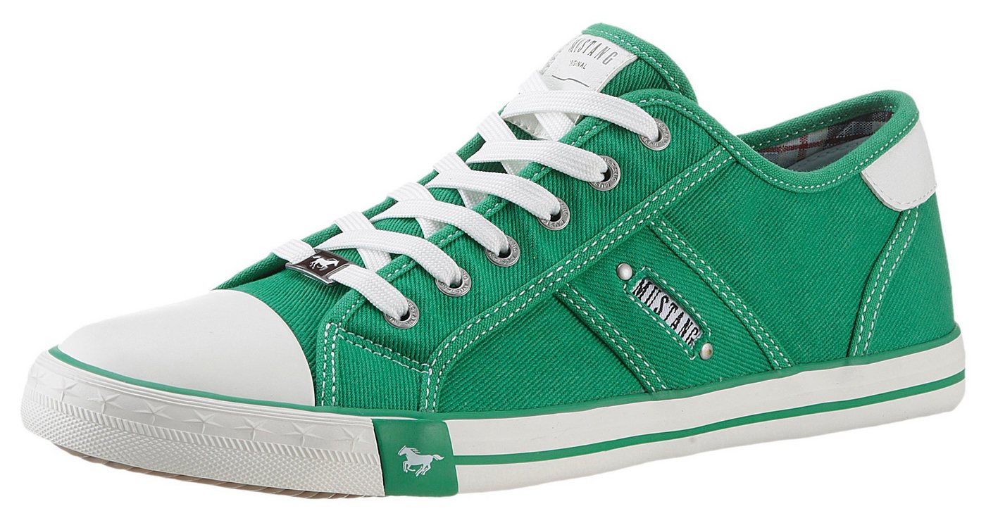 Mustang Shoes Sneaker mit Mustang Markenlabel, Freizeitschuh, Halbschuh, Schnürschuh Mustang Shoes Sneaker mit Mustang Markenlabel, Freizeitschuh, Halbschuh, Schnürschuh von Mustang Shoes