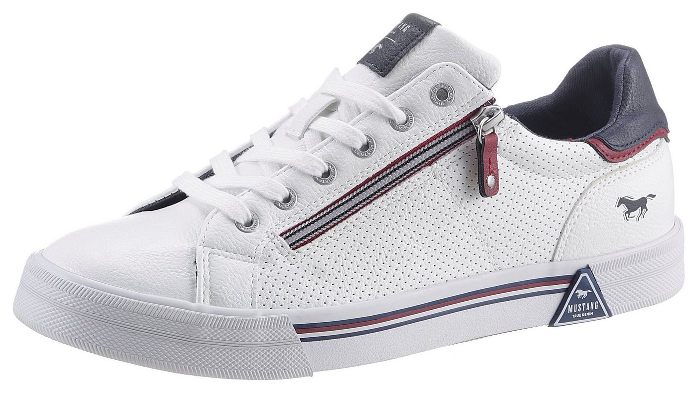 Mustang Shoes Sneaker mit Reißverschluss an der Seite, Freizeitschuh, Halbschuh, Schnürschuh Mustang Shoes Sneaker mit Reißverschluss an der Seite, Freizeitschuh, Halbschuh, Schnürschuh von Mustang Shoes