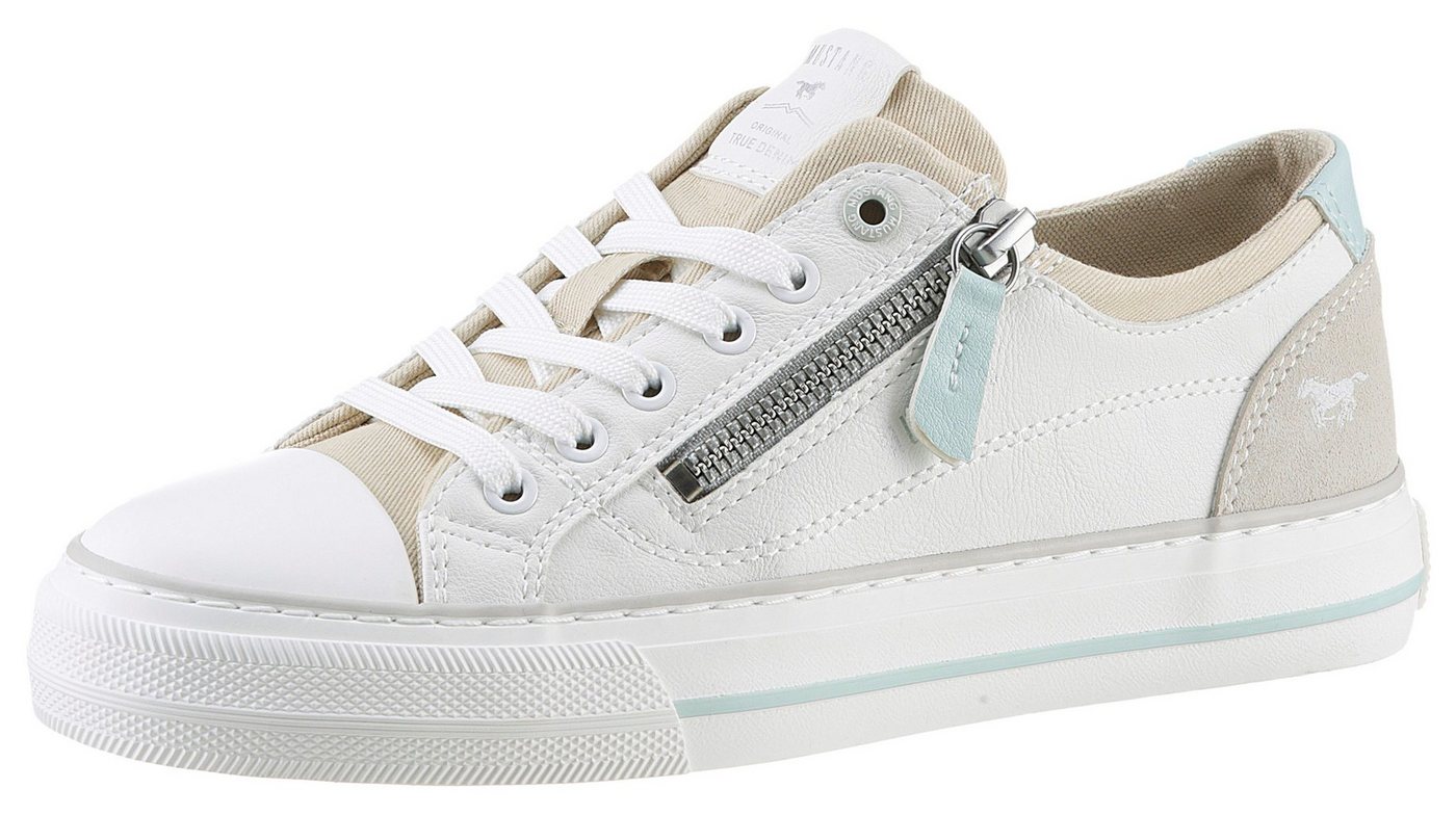 Mustang Shoes Sneaker mit seitlichem Reißverschluss, Freizeitschuh, Halbschuh, Schnürschuh Mustang Shoes Sneaker mit seitlichem Reißverschluss, Freizeitschuh, Halbschuh, Schnürschuh von Mustang Shoes