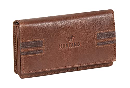 MUSTANG Asti Leather Wallet Side Opening Brown MUSTANG Asti Leather Wallet Side Opening Brown von MUSTANG